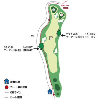 Hole 12 コースマップ