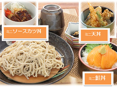 手打ちそばと選べるミニ丼