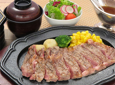 牛リブロースステーキ膳