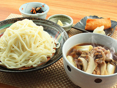 秋のきのこ汁うどん