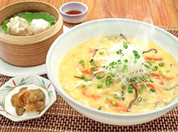 きのこあんかけラーメン
