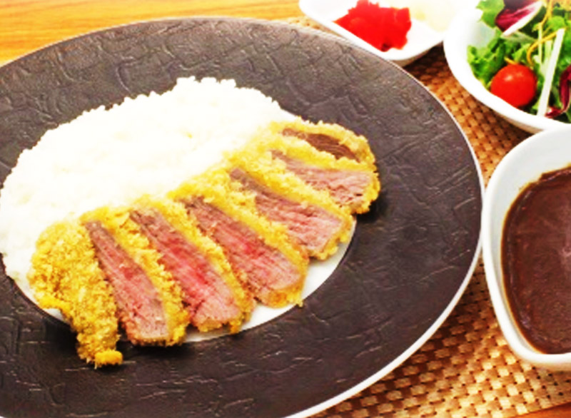サーロインの牛かつカレー 