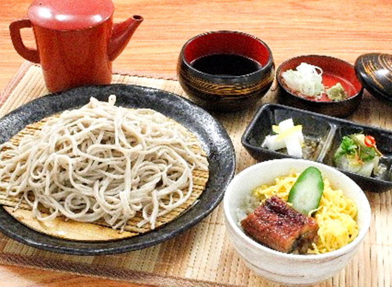 蕎麦とミニうなぎ丼